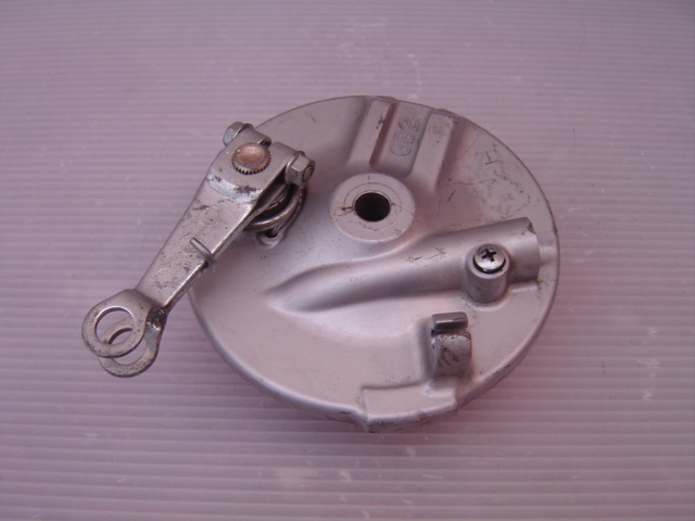 〇ホンダ シャリー50(CF50)純正 フロントブレーキパネル(ブレーキシュー付属)拍卖