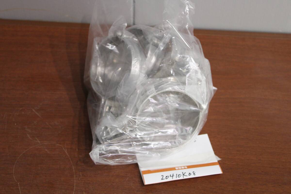 N 未使用 メーカー不明 ステン立カンバンド 65A 8個セット 20410K08拍卖