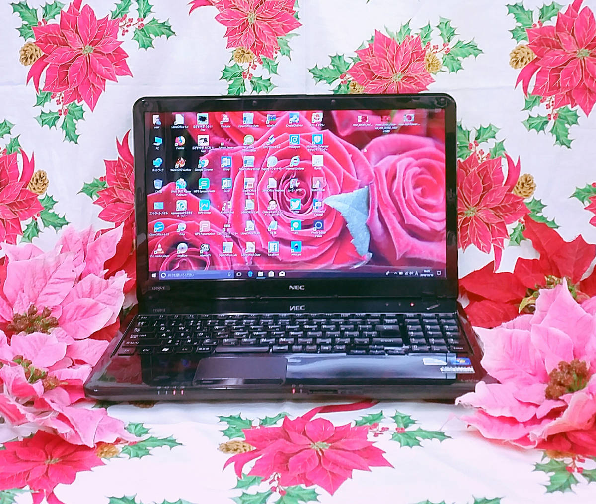 極上品/大人気/NEC LaVie/テンキー/大容量高速新品SSD256GB/高速4GBメモリ新型Windows11/DVD焼き/オフィス/ソフト多数拍卖