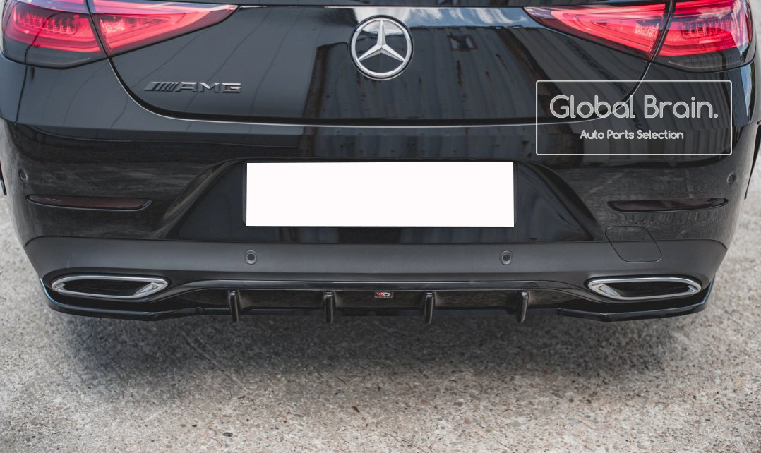 メルセデスベンツ CLS C257 スポーツ リア センター ディフューザー / スプリッター スポイラー バンパー バランス トリム アンダー拍卖