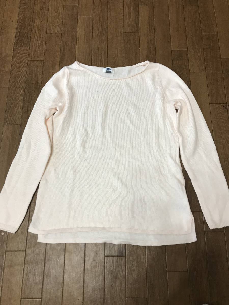 オールドネイビー ★丈長めピンクセーター★M拍卖