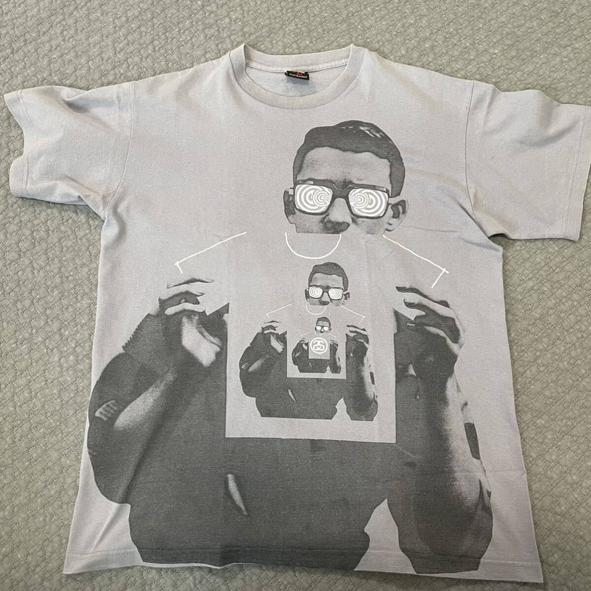 stussy tシャツ Lサイズ メキシコ製 コラボ brent rollins拍卖