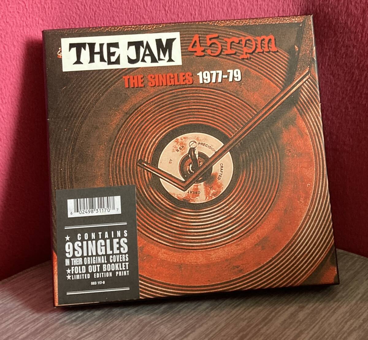 激レア!!ほぼ新品♪アナログ7インチEPレコードBOX シリアルナンバー入り『THE JAM 45rpm THE SINGLES 1977-79』ザ・ジャム/ポールウェラー拍卖