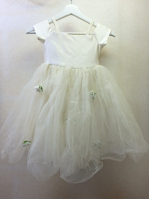 60s404k ドレス KID Collection サイズ4 子供服 発表会 白 MADE IN U.S.A 中古 (0319)(北海道・沖縄・離島は発送不可)拍卖