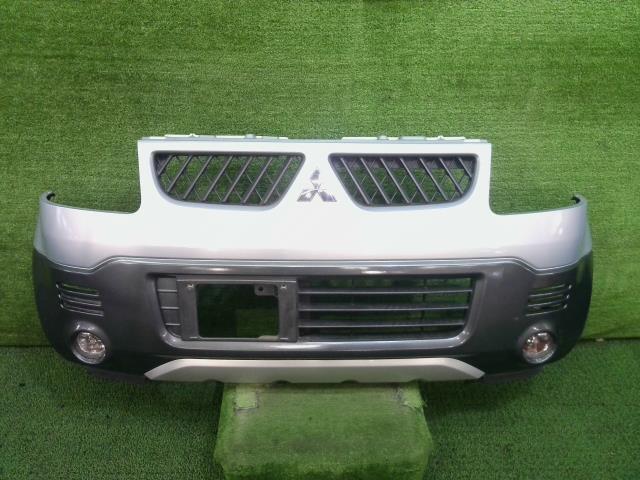 eKアクティブ CBA-H81W H91 フロントバンパー ASSY リミテッドエディションVT 4WD 3G83T T21 銀 シルバー 6400A178BD拍卖