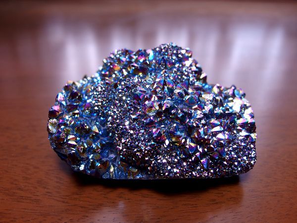 ☆★希少★超綺麗★レインボーオーラ★クラスター★187g★☆2拍卖