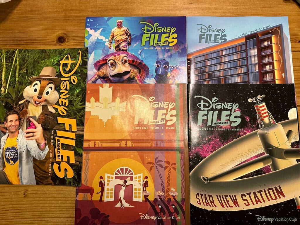 DISNEY vacation club DVC ディズニーバケーションクラブ 会報 2023 2022 5冊セット拍卖