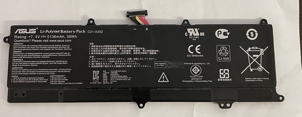 Asus X201E X202E S200E 純正バッテリー C21-X202拍卖