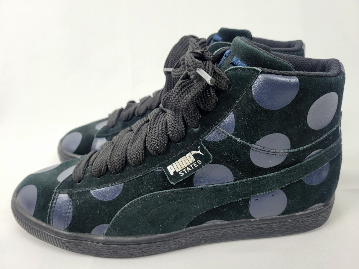 新品デッドストック PUMA STATES MID X VASHTIE POIS US9.5 27.5cm ドット柄 プーマ ステイツ ヴァシュティーコーラ スエード35848001拍卖