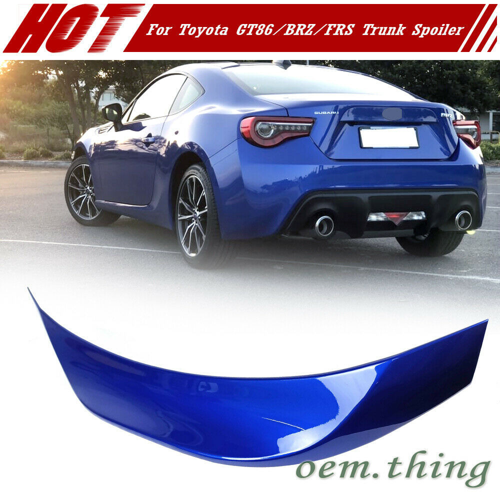 在庫有#02C塗装済みWRブルーマイカ トヨタ 86 ZN6 スバル BRZ サイオン FR-S 2012-2020 リアトランクスポイラー拍卖