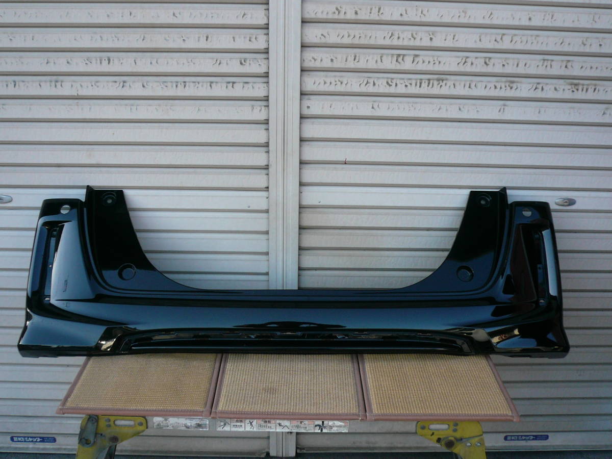 669:N-BOXカスタム リアバンパーカバー JF3 黒 NH731P拍卖