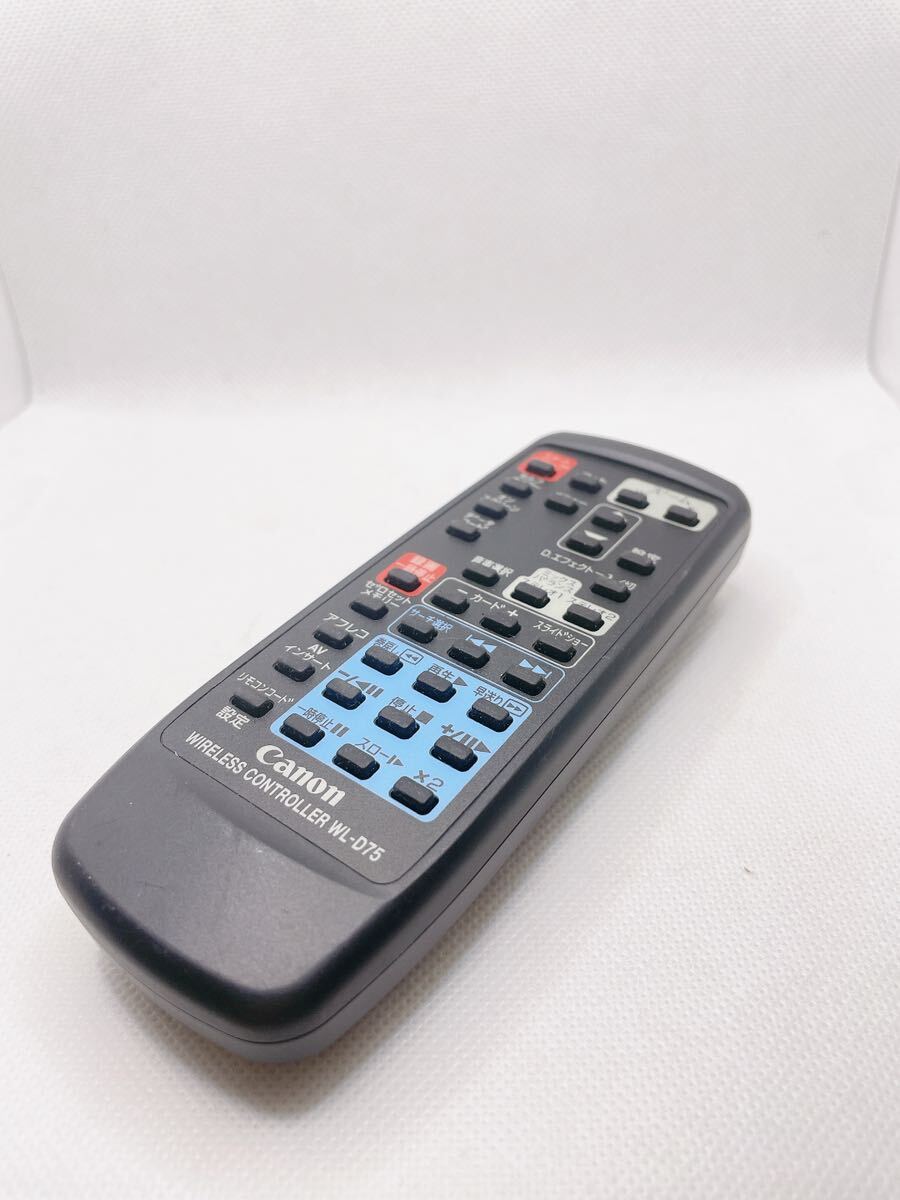 Canon Camcorder Remote Control リモコン WLD75 6S-3015 【動作確認品】 拍卖