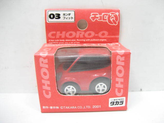 新品 チョロQ HONDA ホンダ FIT フィット 03 ミニカー 赤 レッド拍卖