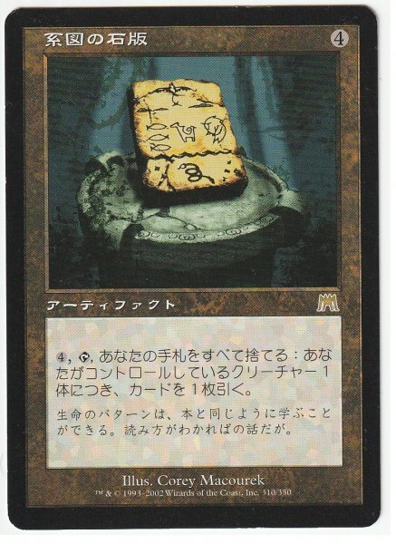 ONS 系図の石版/Slate of Ancestry 日本語1枚拍卖