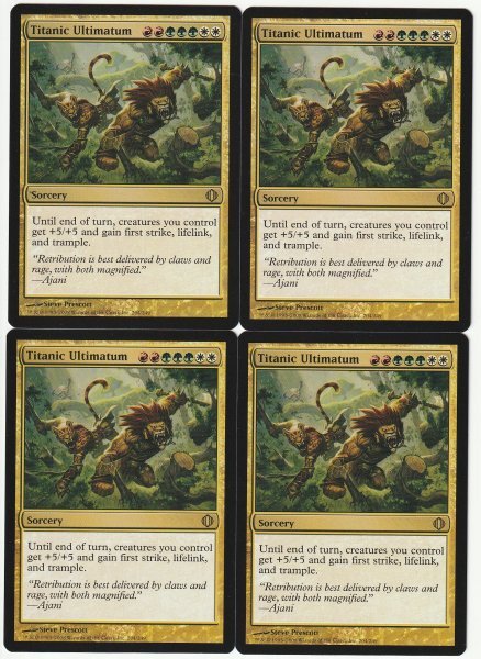 ALA タイタンの根本原理/Titanic Ultimatum 英語4枚セット拍卖