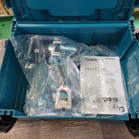 【中古現状品】MAKITA マキタ TW700D 充電式インパクトレンチ A-60517 マックパック タイプ2 2点セット拍卖