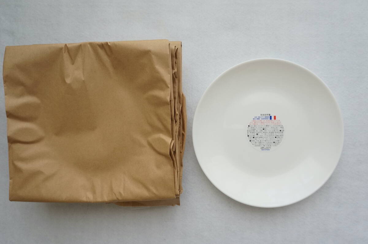 「未使用」 ヤマザキ春のパン祭り 白いスマイルディッシュ 5枚セット フランス製 強化ガラス製 d拍卖