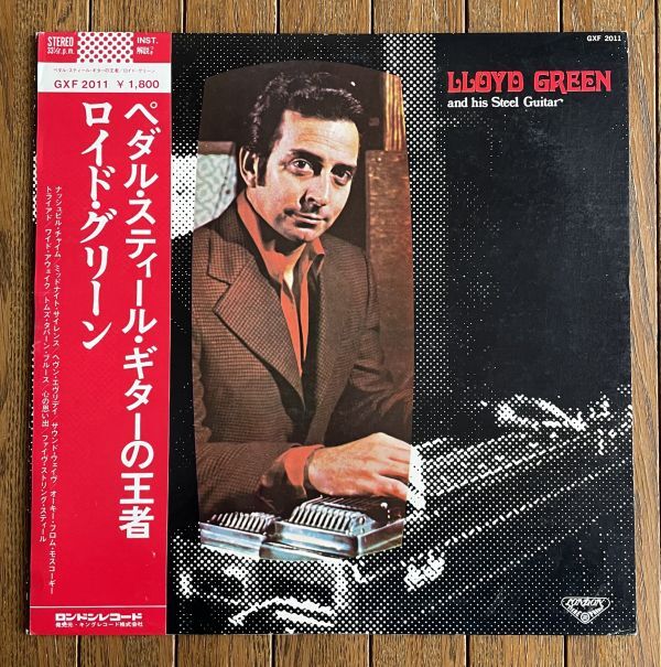 PEDAL STEEL GUITAR◆LLOYD GREEN and HIS STEEL GUITAR ロイド・グリーン/ペダル・スティール・ギターの王者 オビ付国内盤拍卖