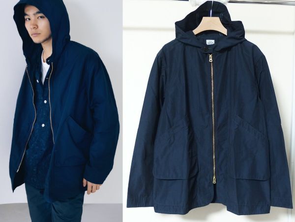 POST O'ALLS OVERALLS ポスト オーバーオールズ 2127R-CNW2 DEE Parka 2 CNW2 C/N weather navy ディー パーカー S 紺拍卖