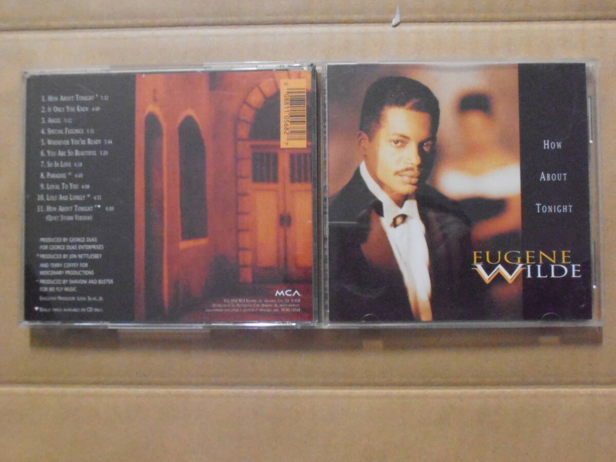 CD Eugene Wilde 「HOW ABOUT TONIGHT」 輸入盤 MCAD-10568 美盤 ブックレットは綺麗 タイトル曲のQuiet Storm Version追加の全11曲拍卖