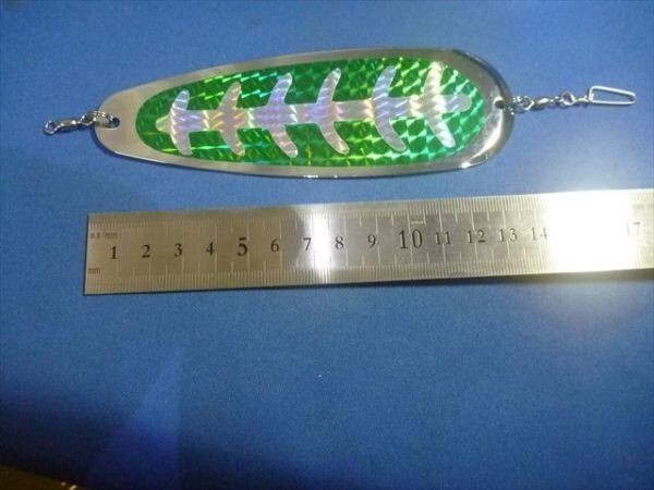 ドジャー 14㎝ 31g レイクトローリング曳釣りニジマスヒメマス虹鱒トラウト集魚板フラッシャー 琵琶鱒DODGER中禅寺湖拍卖