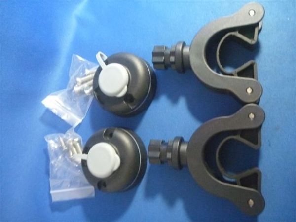 2セット・オール、竿、タモ等のホルダー脱着容易、ロック可能、交換可能2馬力ボート、カヤックNEORIDERSボート55製のフロートにも最適拍卖