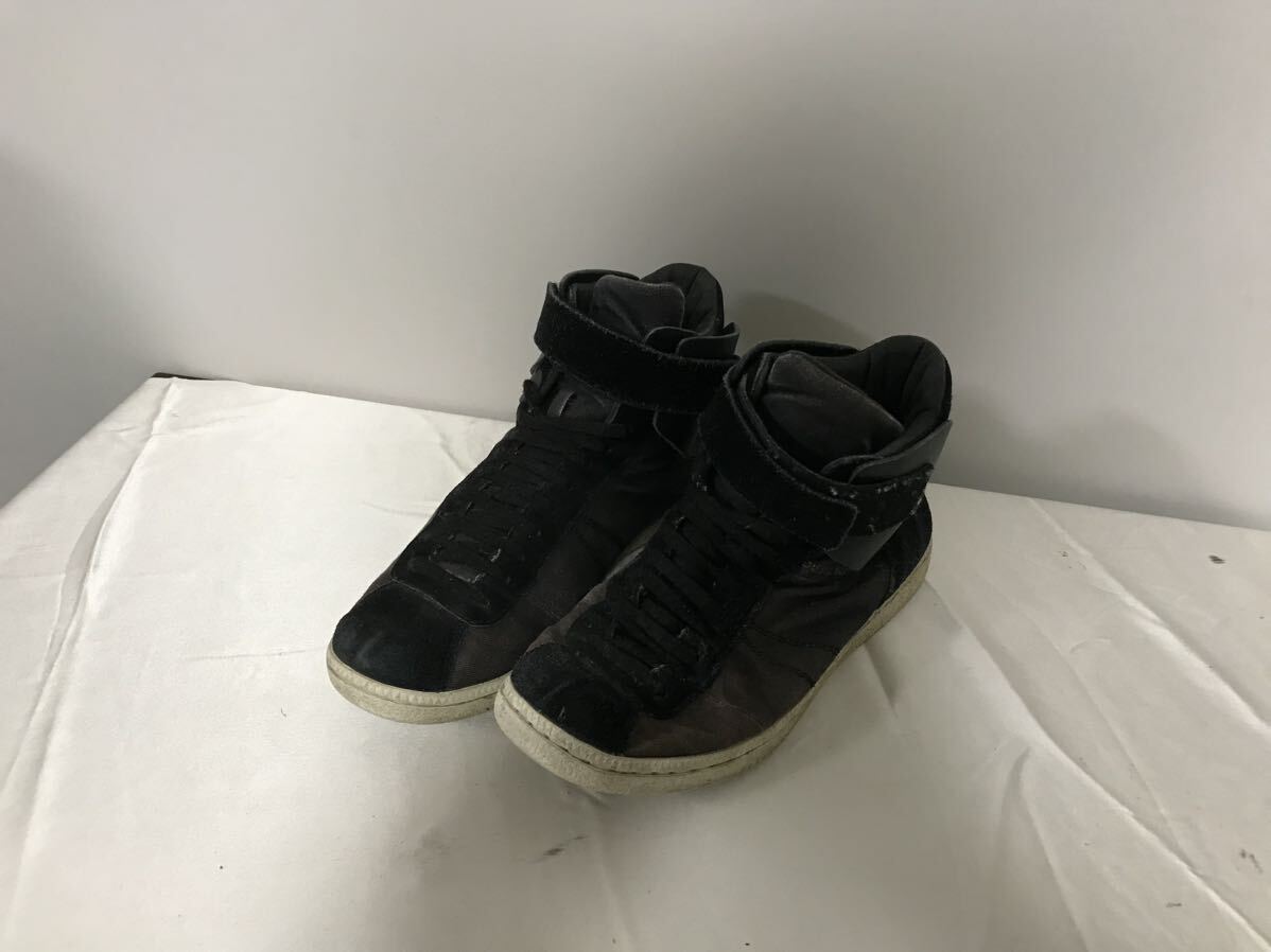 本物ディーゼルブラックゴールドDIESEL BLACK GOLDキャンバスハイカットスニーカーシューズビジネス靴ブーツメンズ27cmグレーUS9拍卖