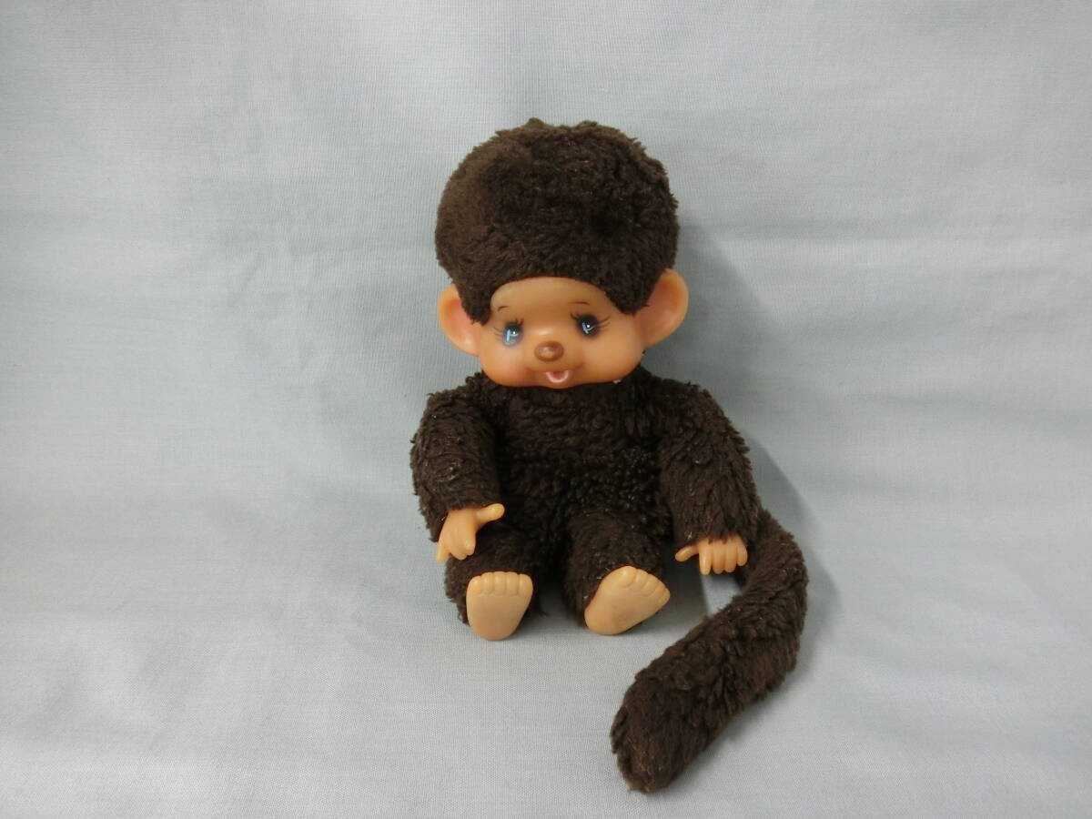 くねくね尾っぽのモン太くん ソフビ人形 全長:約19cm モンチッチ風 しっぽが長い サル ぬいぐるみ 昭和 レトロ 希少 レア拍卖