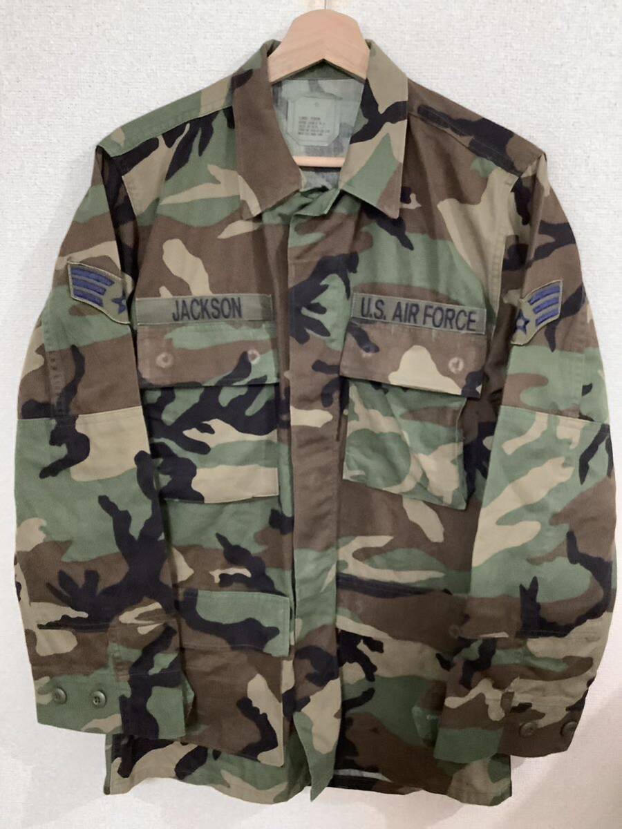 US ARMY BDUジャケット ウッドランド ミリタリージャケット 米軍実物 迷彩 ビンテージ 96年 サバゲー 古着 メンズ拍卖