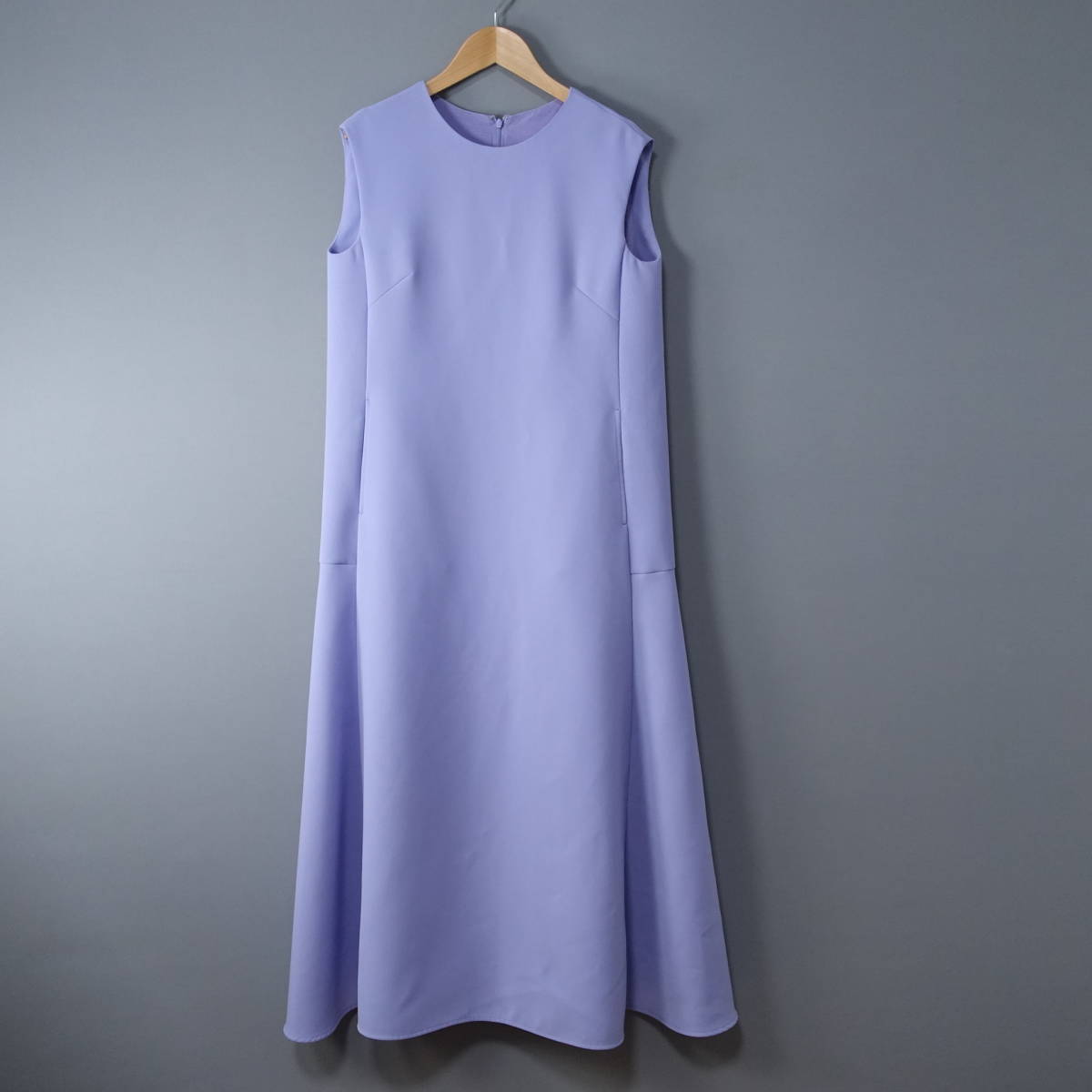 NOBLE/ノーブル/38/日本製/ノースリーブ/ロングワンピース/パープル/紫/レディース拍卖