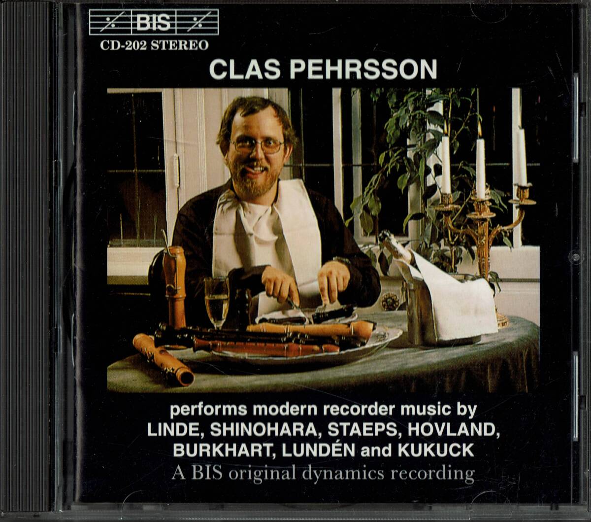CLAS PEHRSSON / クラス・ペールション リコーダー CD performs modern recoder music 送料無料拍卖