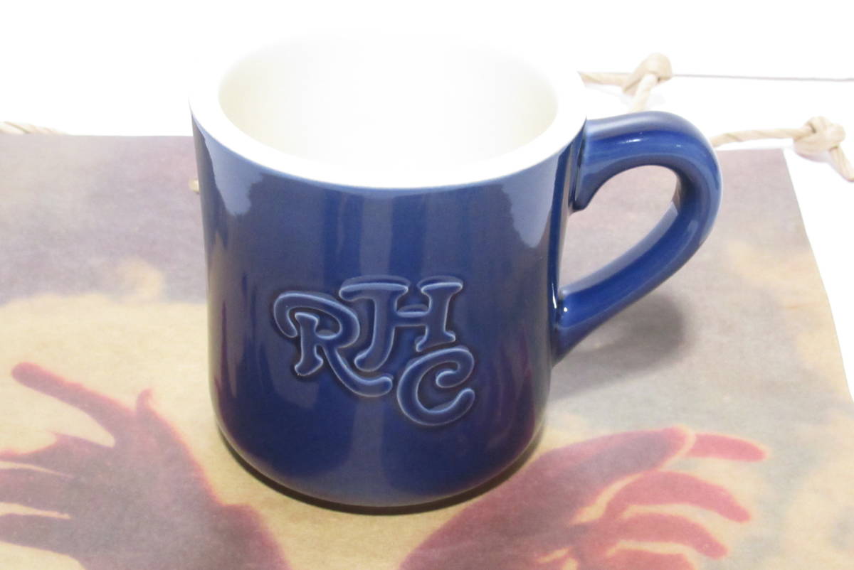 RHC Ron Herman ロンハーマン Emboss Logo Mug マグカップ ネイビー拍卖