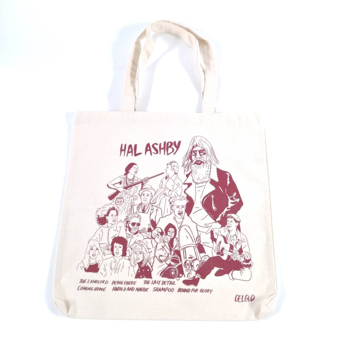 【未使用】Hal Ashby - Collector Tote Bag by Nathan Gelgud TOTEBAG 生成り キャンバス トートバッグ ハル・アシュビー 映画 (#DXYFV)拍卖