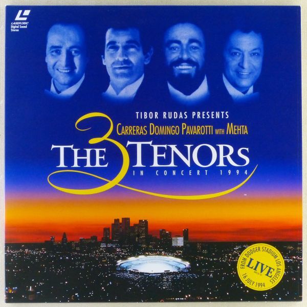 ●LD/レーザーディスク クラシック「THE 3 TENORS in Concert 1994」カレーラス、ドミンゴ、パヴァロッティ 指揮:ズービン・メータ拍卖