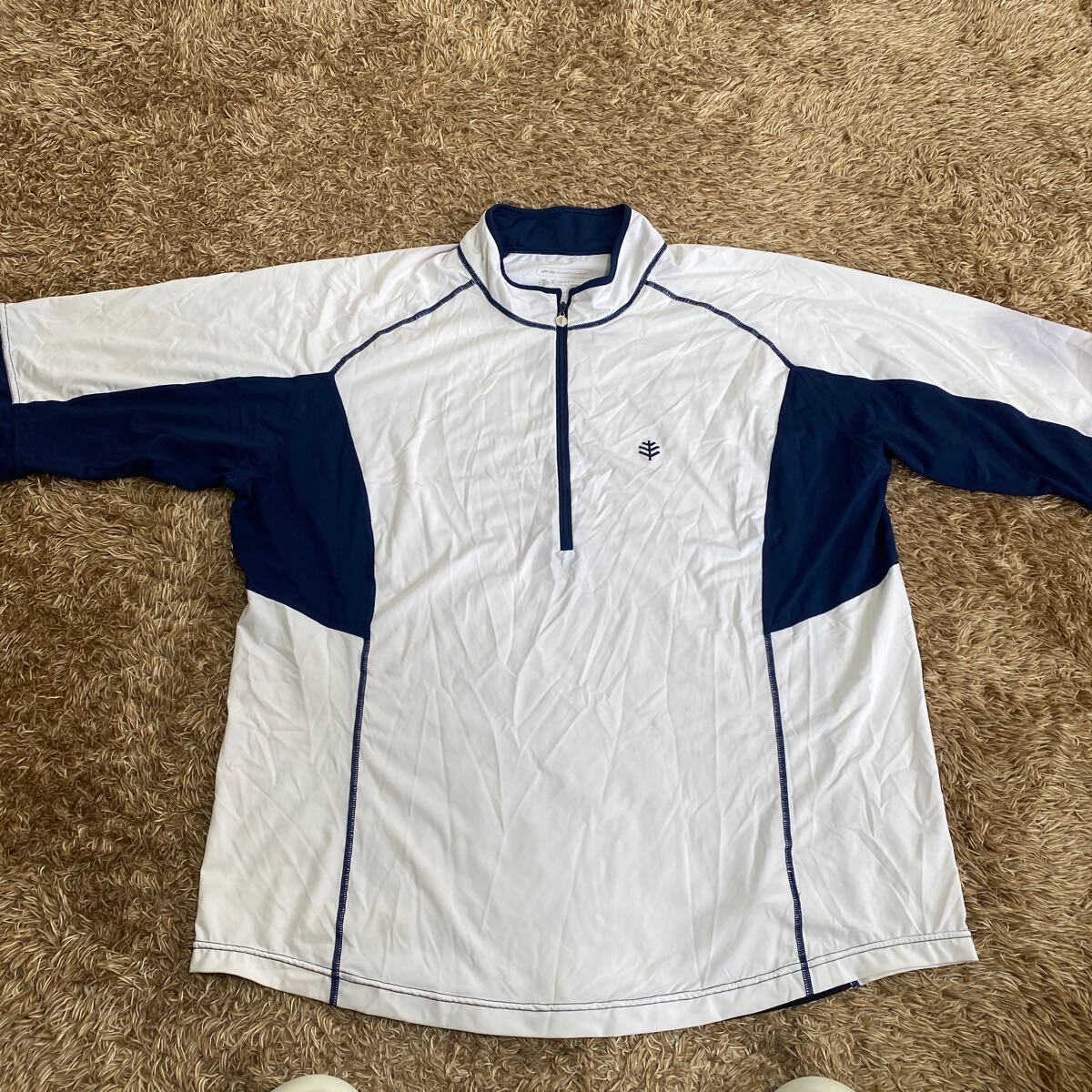 t78 Coolibar ハーフジップシャツ サイズXXL表記 中国製拍卖