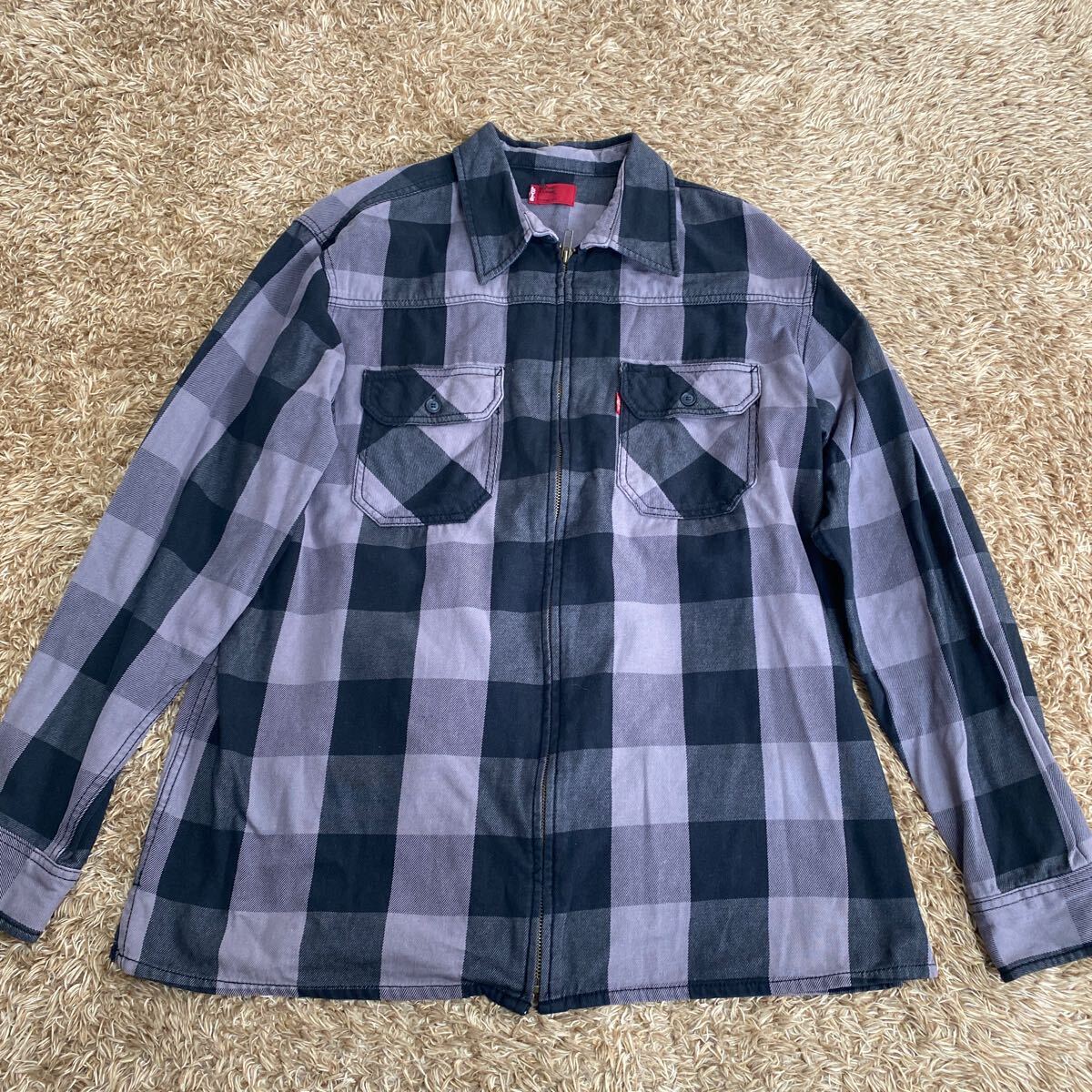 t78 Levi's シャツジャケット サイズXL表記 中国製拍卖