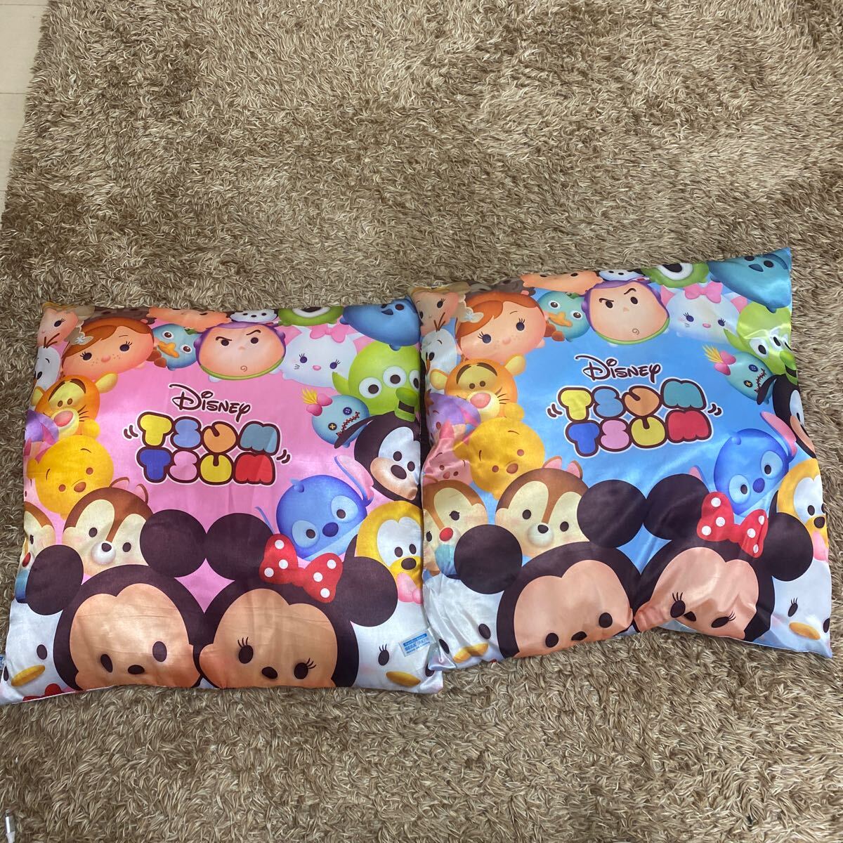 n13 SEGA Disney ツムツム クッション2個セット アミューズメント専用景品 中国製拍卖