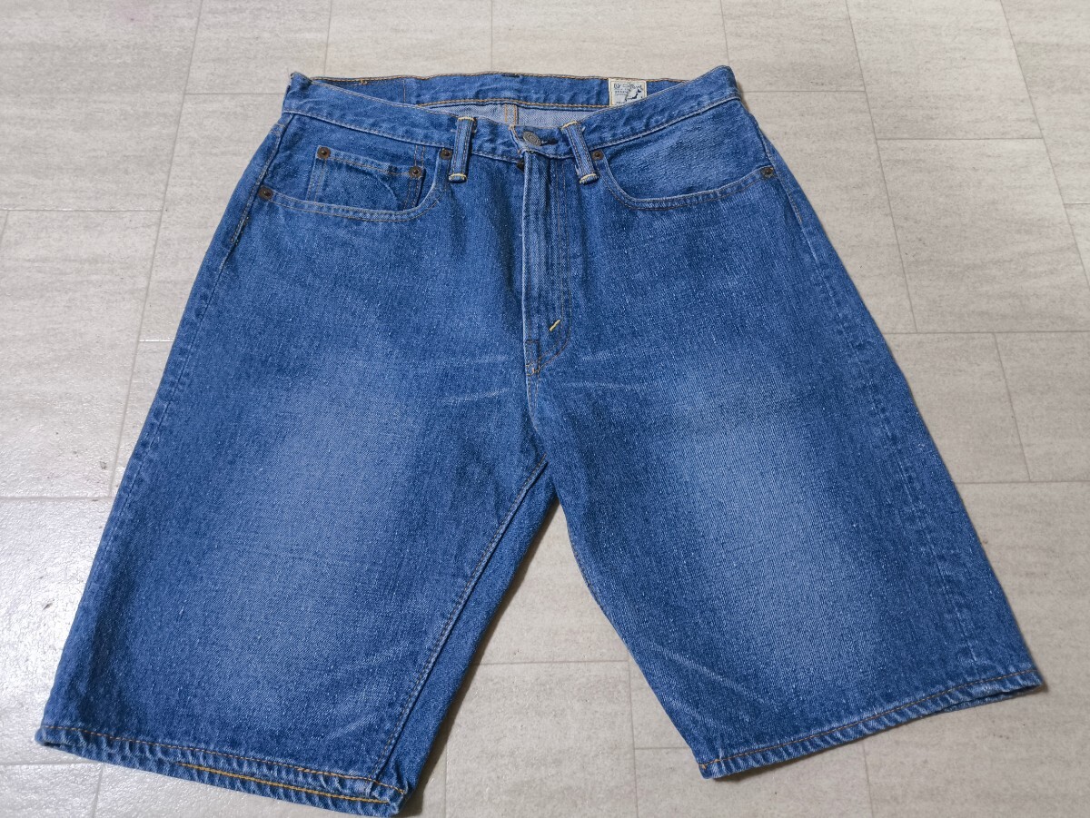 サイズ:1 美品 日本製 オアスロウ or Slow デニム ハーフパンツ DENIM 拍卖