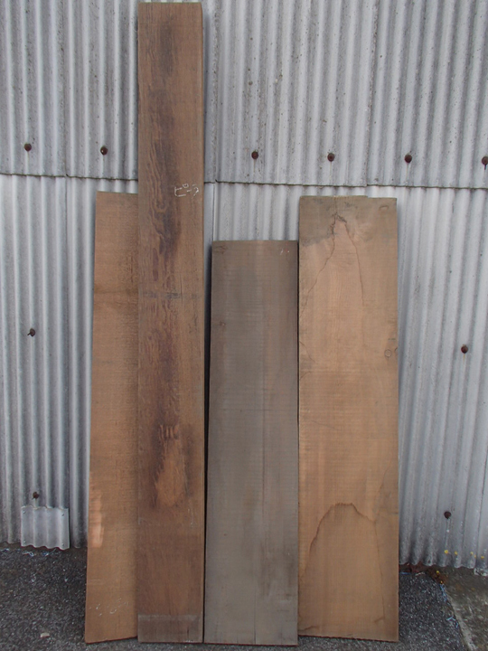 4-1171 【4枚まとめ売り】ス)完全乾燥材 高級 ピーラ 無垢板 幅広板 テーブル 看板用無垢板 千葉県引取可拍卖