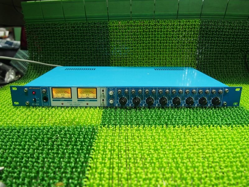 『psi』 希少 JR SOUND ML-802H オーディオラインミキサー 動作確認済 8入力 2出力拍卖