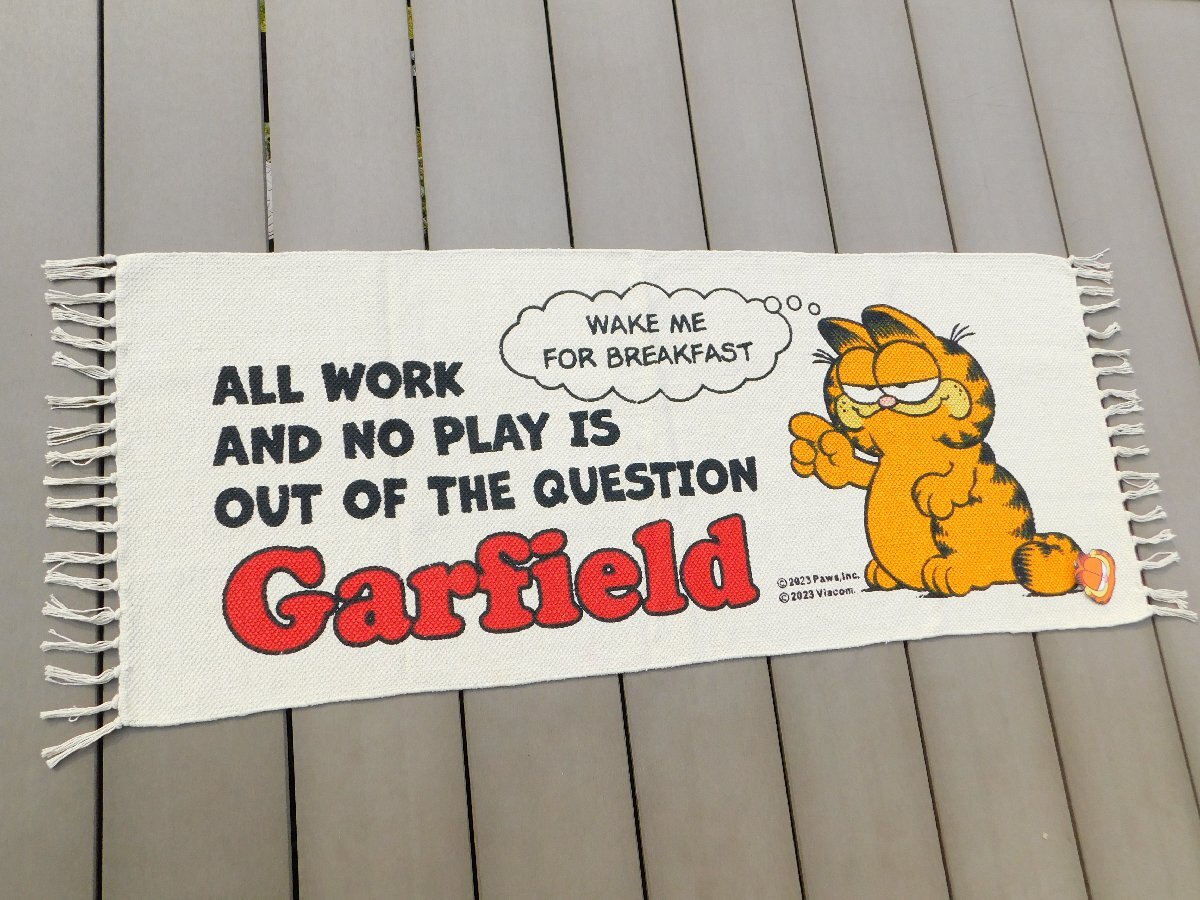 【GARFIELD・ガーフィールド】※《ロングコットンマット》 キッチンマット サイズ500×1200mm 拍卖