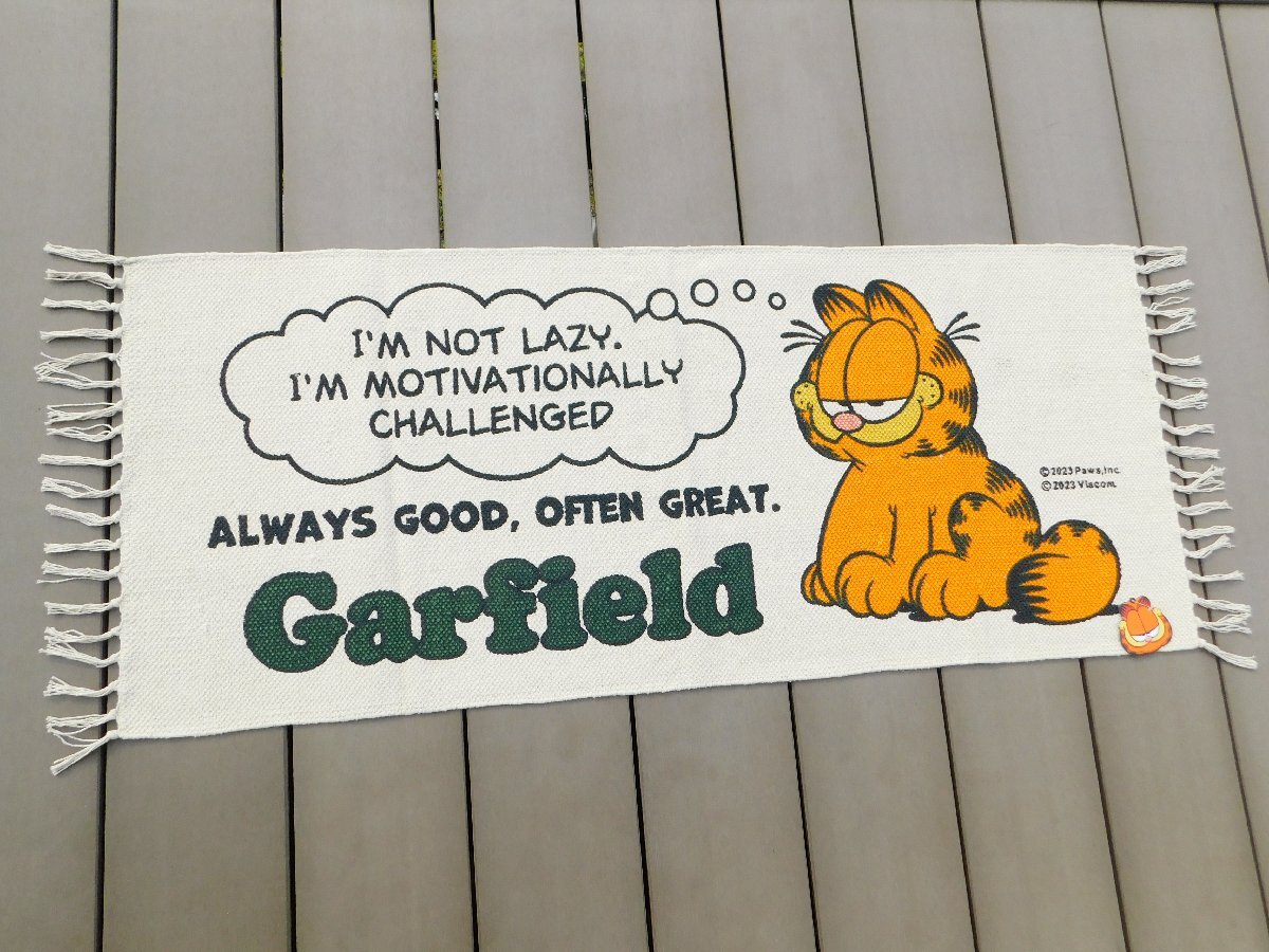 【GARFIELD・ガーフィールド】※《ロングコットンマット》 キッチンマット サイズ500×1200mm拍卖