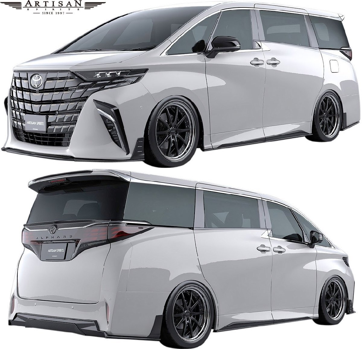 【M’s】 40 アルファード Executive Lounge Z 前期 2023.6- ARTISAN SPIRITS コンプリートキット 8点 カーボン アーティシャンスピリッツ拍卖