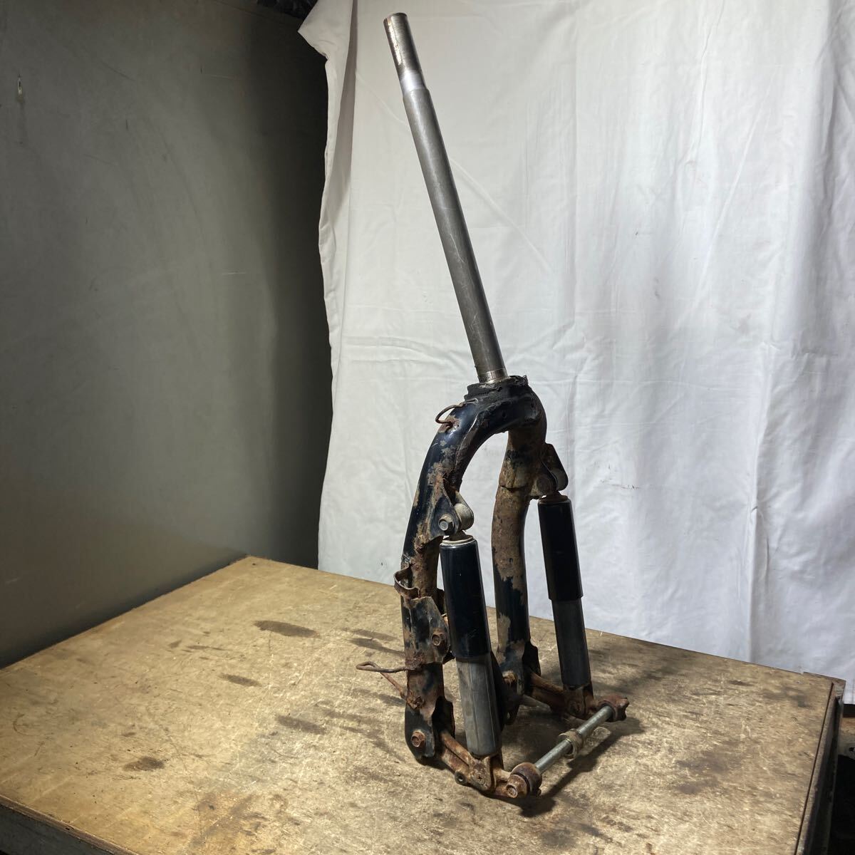 JF03-1206... SPACY スペイシー125 フロントフォーク フロントアクスルシャフト フロントサスペンション拍卖