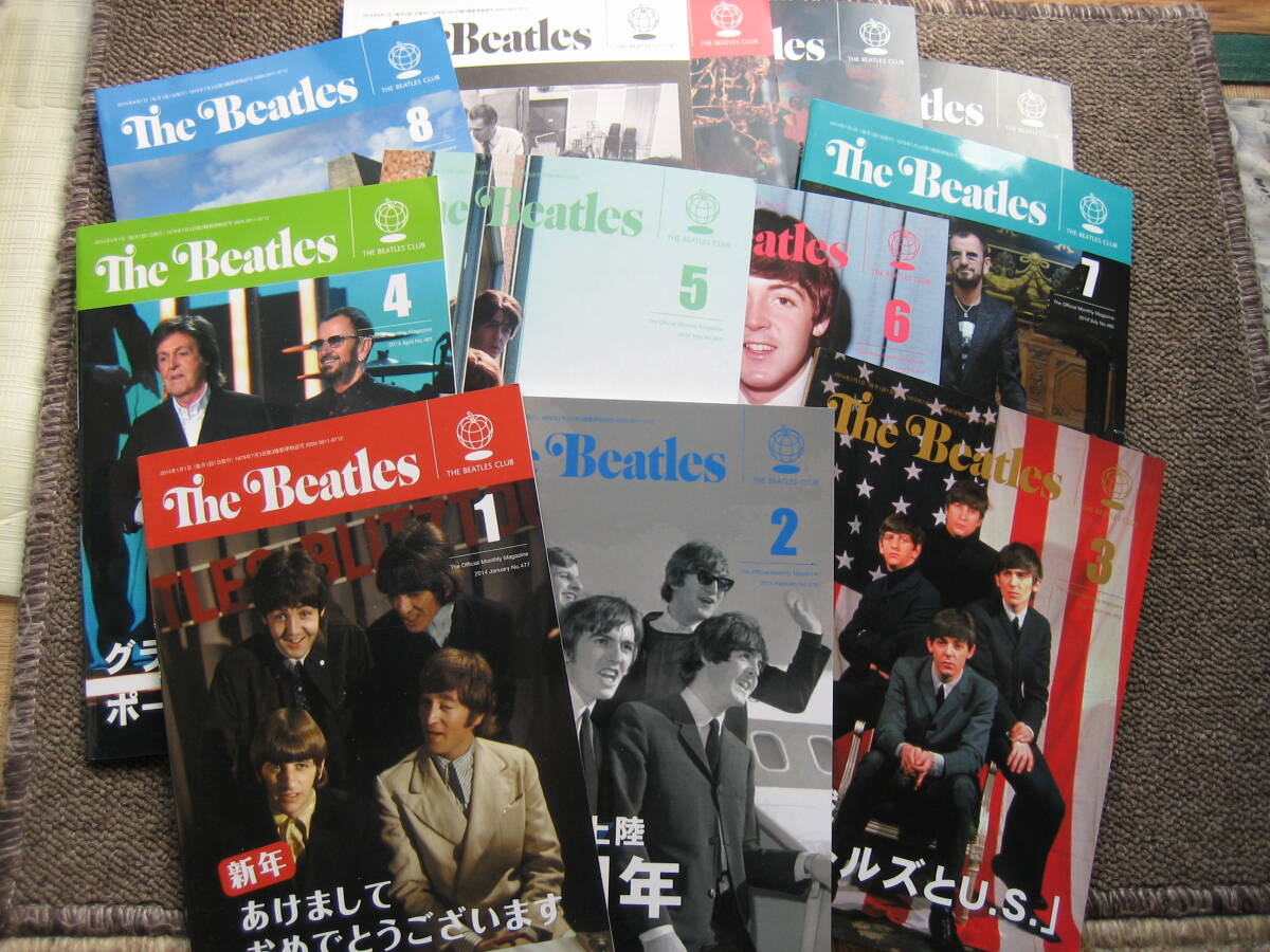 THE BEATLES CLUB 会報誌 2014年度分 合計12冊セット 中古品 ザ・ビートルズ クラブ拍卖