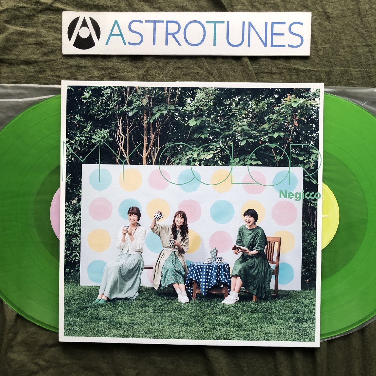 傷なし美盤 美ジャケ ほぼ新品 激レア 2018年 ネギッコ Negicco 2枚組カラーLPレコード MY COLOR アイドル: Never Ending Story拍卖