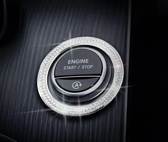 ラグジュアリー♪ メルセデス ベンツ スワロフスキー エンジン スイッチ リング V297 EQS450+ EQS53 4マチック+ EQSクラス セダン拍卖