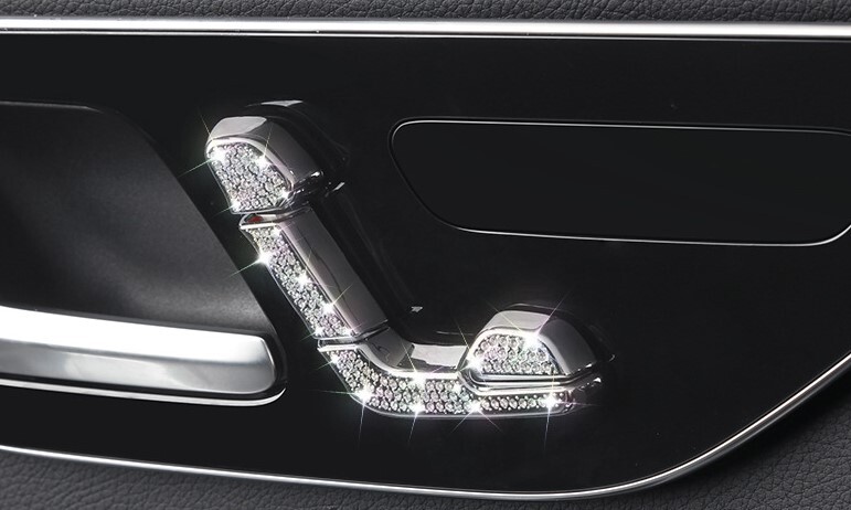 ラグジュアリー♪ メルセデス ベンツ スワロフスキー シート スイッチ カバー W223 S400d S400dL S450d S500 S580e S580 ロング S63拍卖