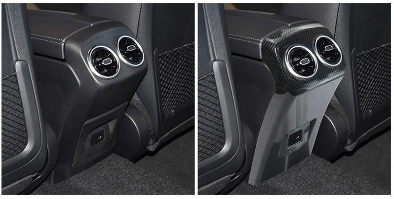 スポーティ全開♪ ベンツ カーボン ルック リアエアコンダクト パネル カバー V177 A180 A200d A250e A250 A35 Aクラス セダン拍卖