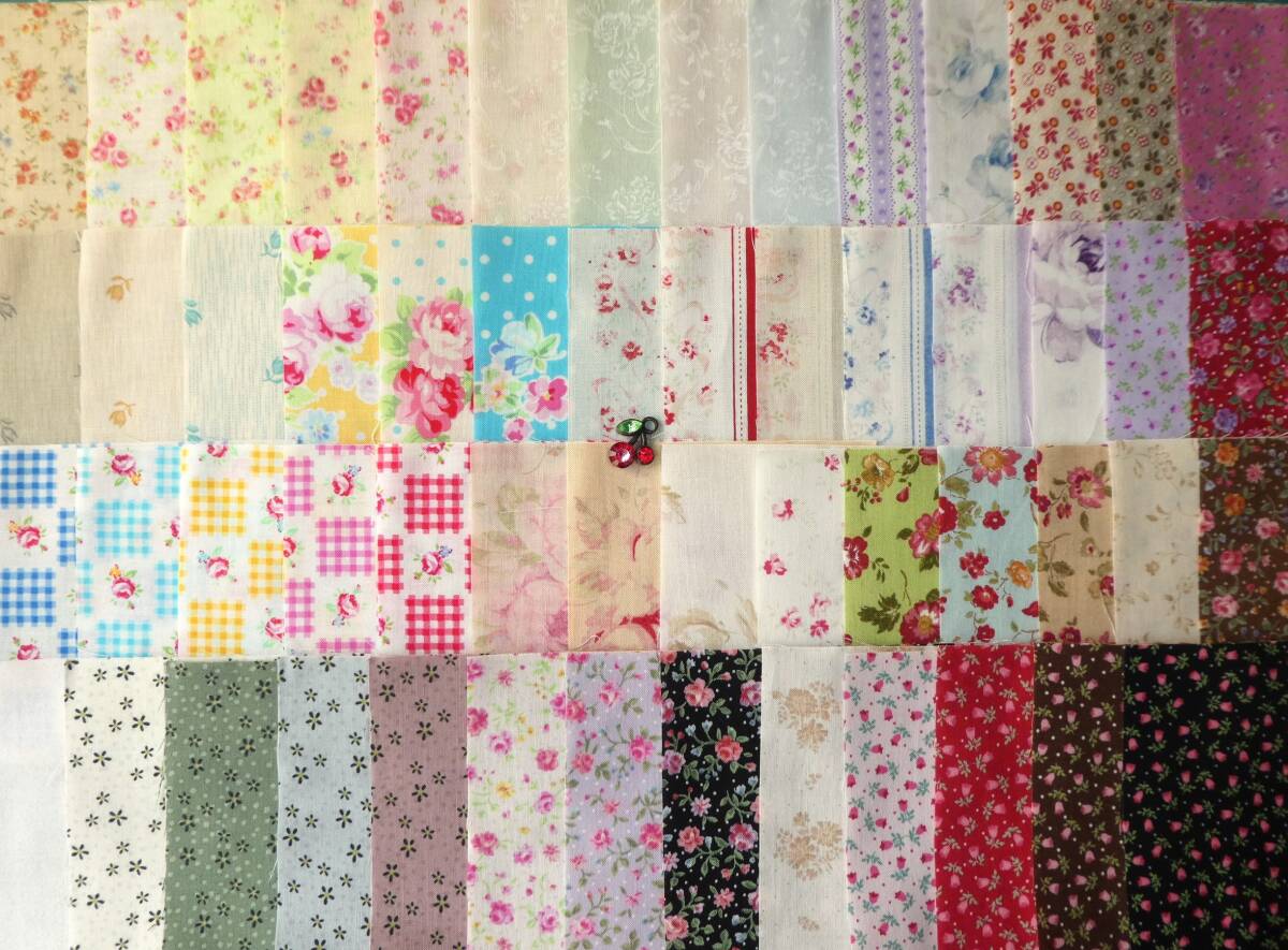 即決★レア花柄カットクロスセットB★30’sUSA復刻フラワールシアンバラ拍卖